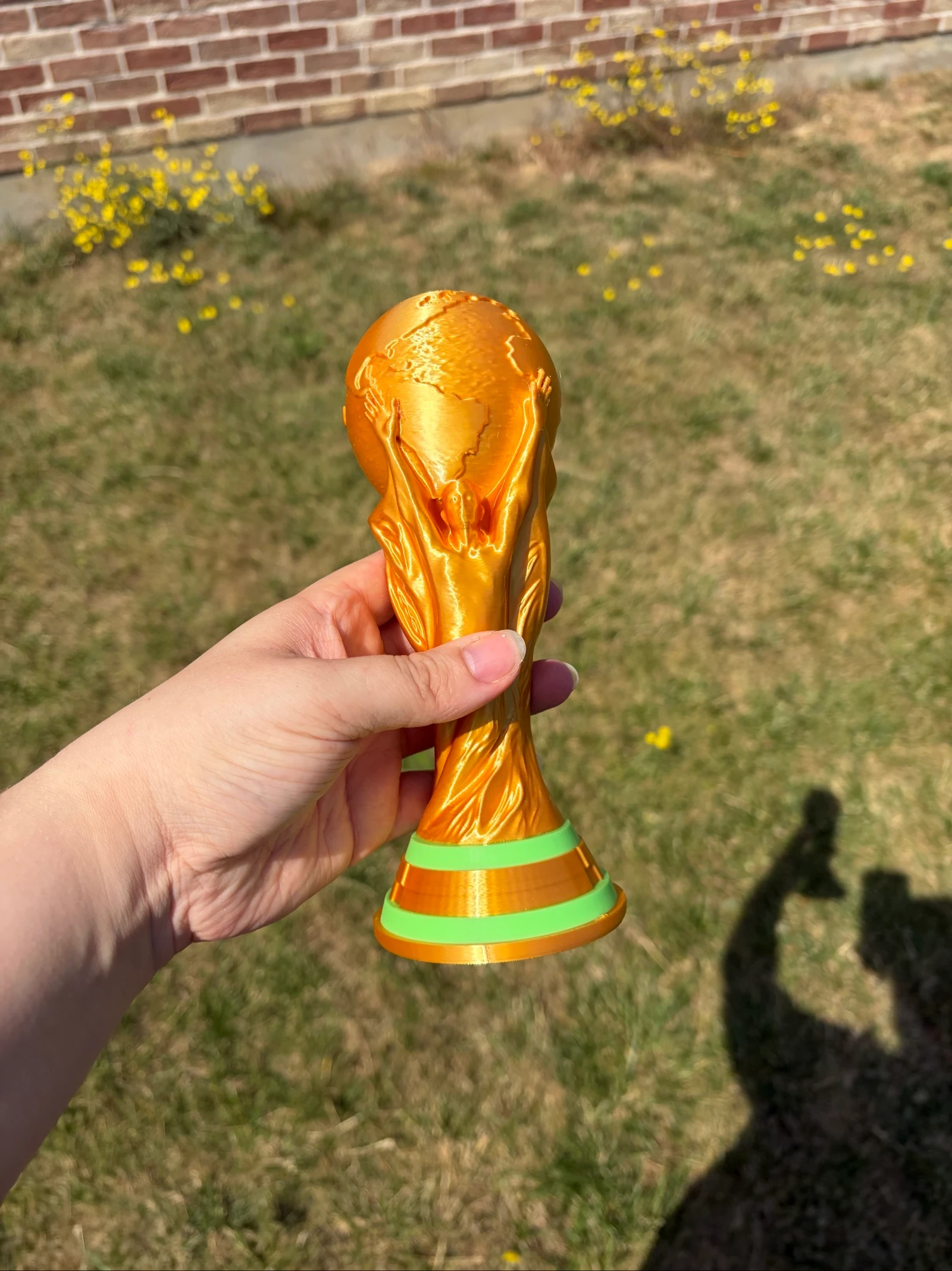 Copa do mundo impressão 3D 20 cm – photo 3